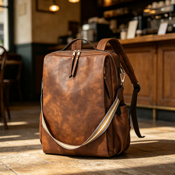 Large Convertible Travel Backpack with Luggage Strap
