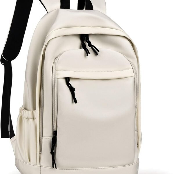 Beige Classic Basic Casual Travel Daypack