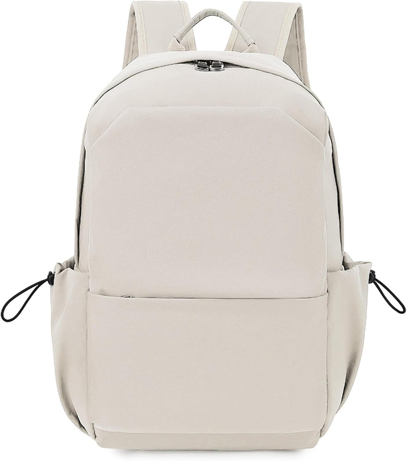 Beige Waterproof Laptop Backpack for Work - Image 2
