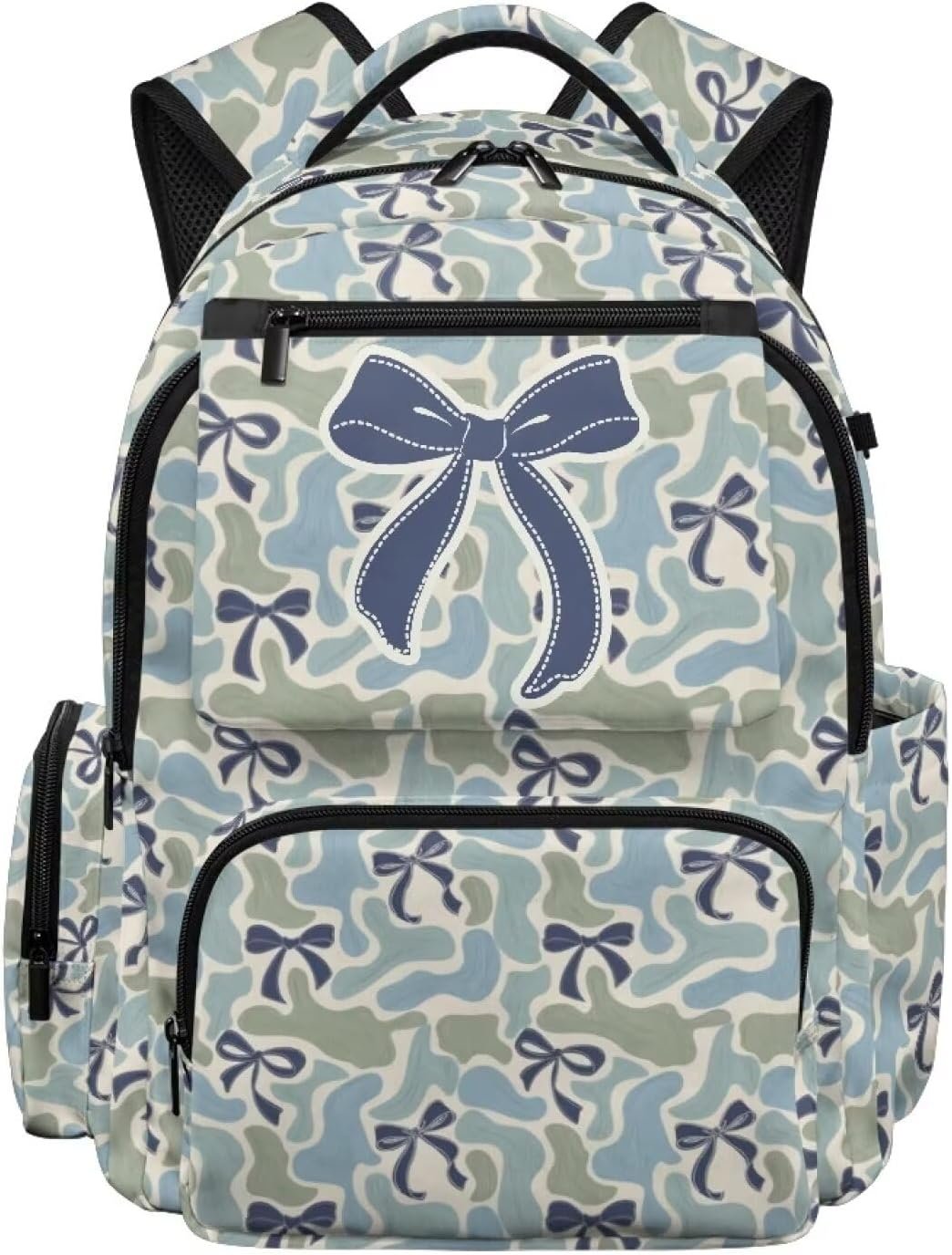 Blue Camo Kids Waterproof 17-Inch Daypack