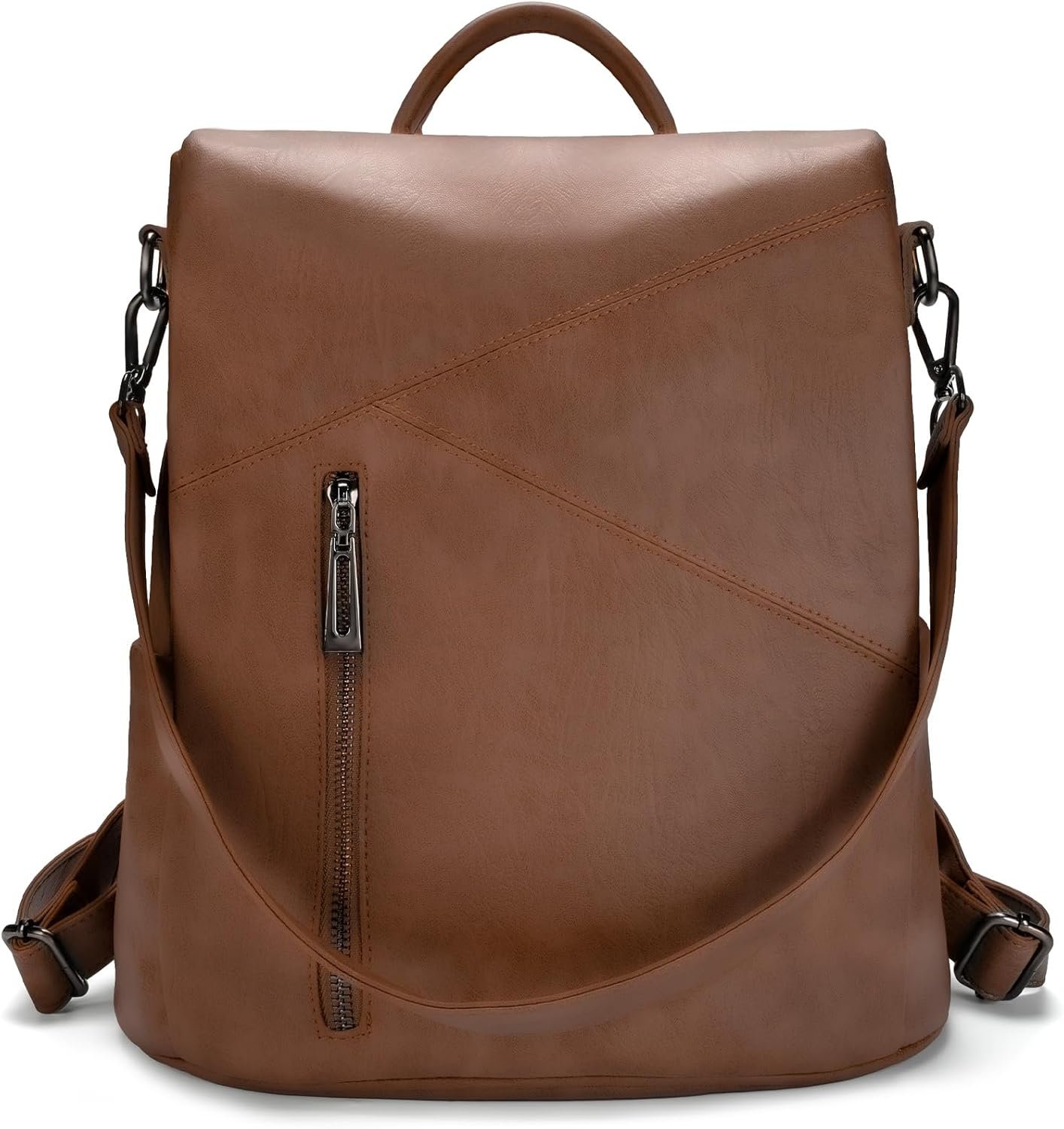 PU Leather Casual Travel Daypack for Women