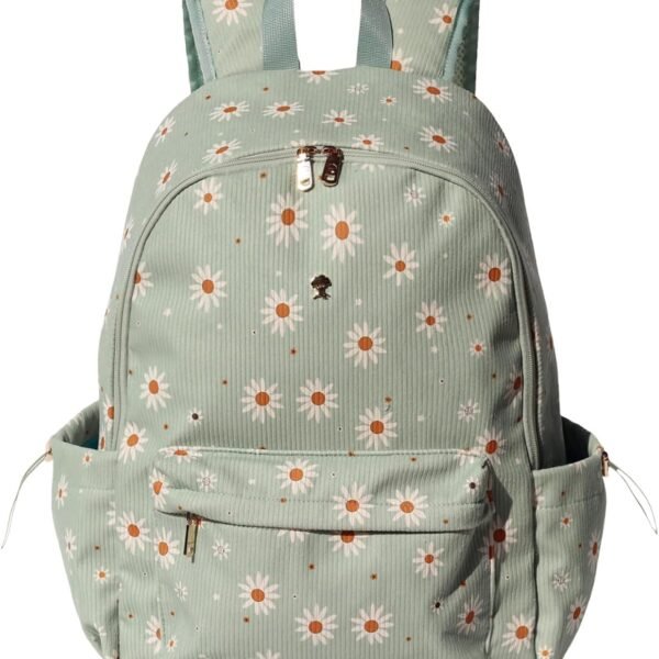 Corduroy Matcha Daisy 17-Inch Laptop Bag
