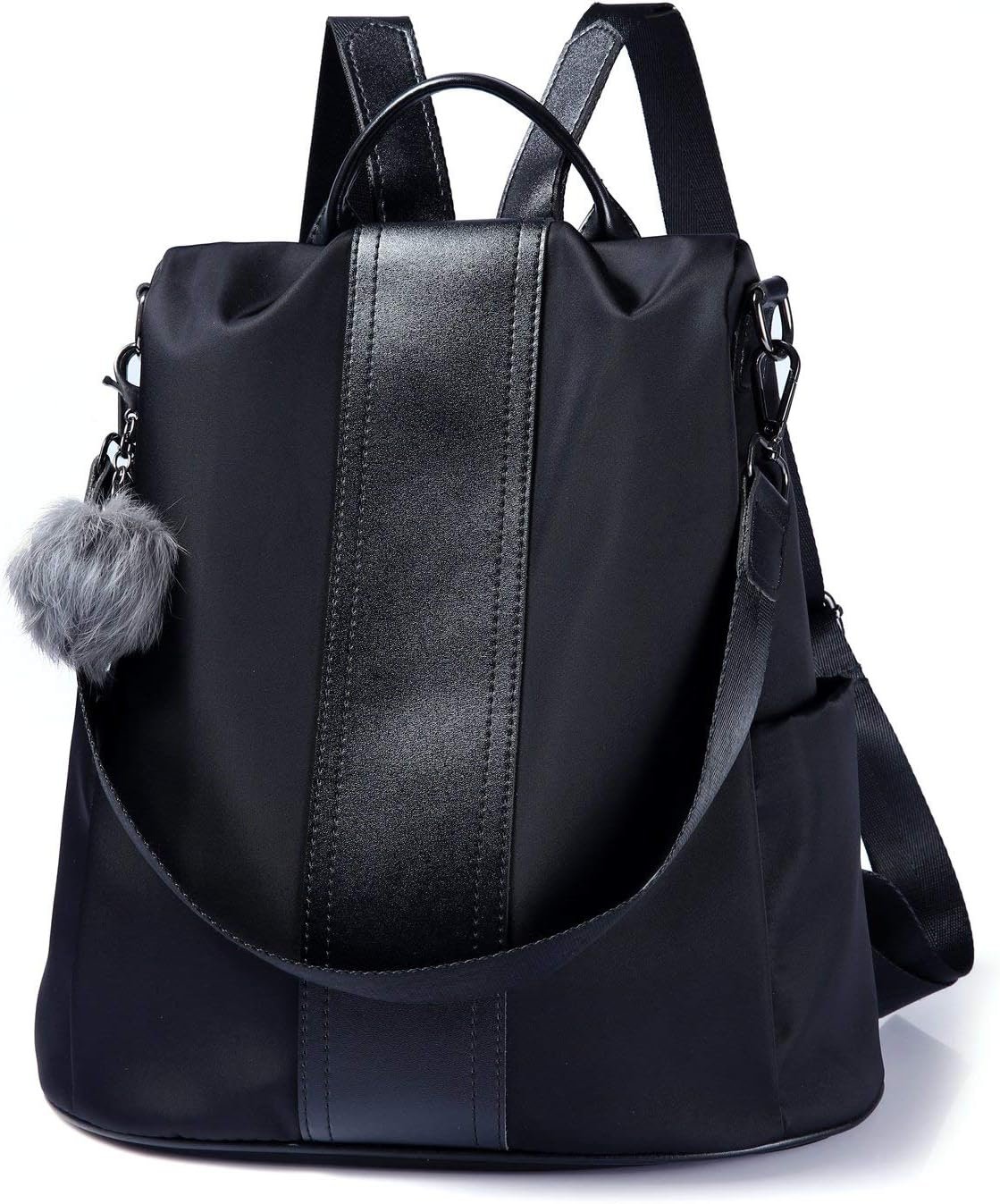 Waterproof Nylon Anti-Theft Women Backpack Purse
