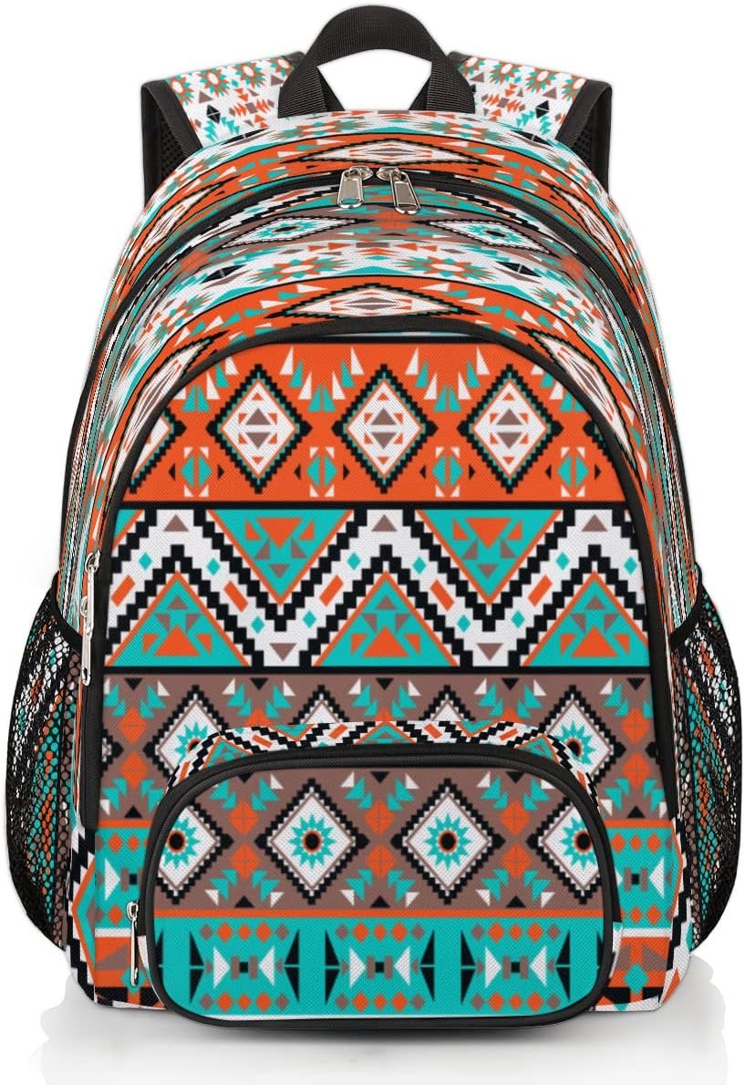 Tribal Pattern School Rucksack for Teens