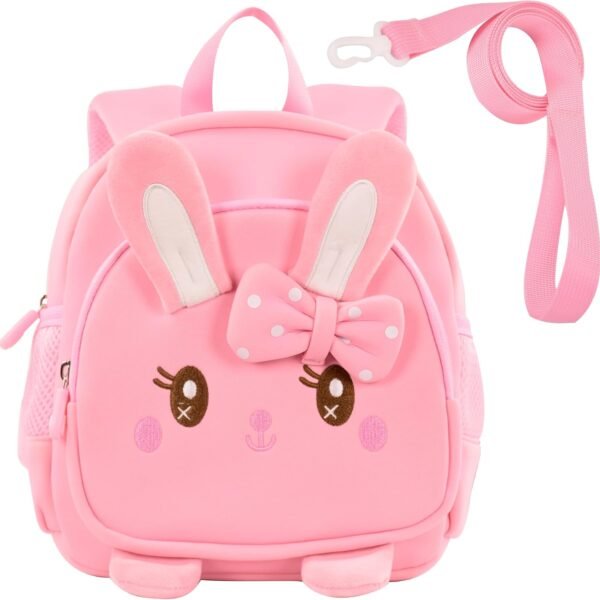 3D Bunny Toddler Preschool Bag with Leash