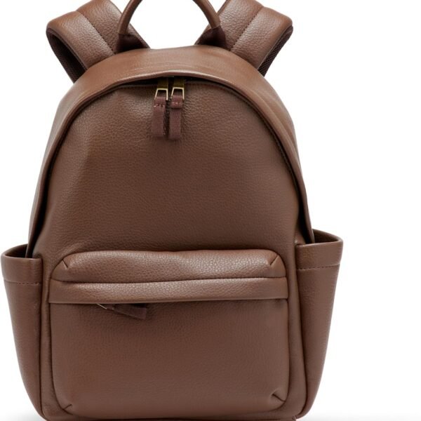 Faux Leather Small Accessory Women Backpack
